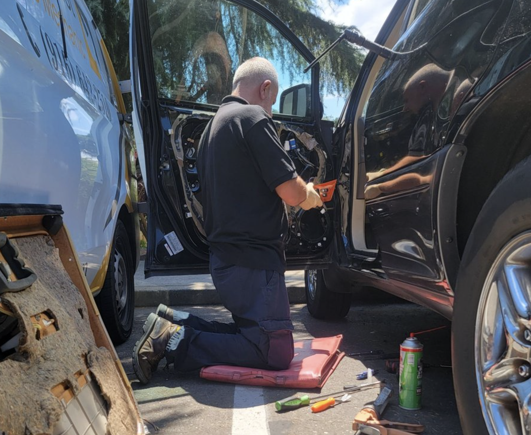 showing mobile mechanic Garland, TX