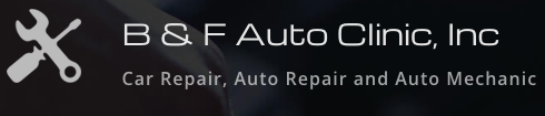B & F Auto Clinic homepage screenshot